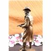 Image 4 : Original Signed Milo Classic Cowboy W/ Gun Western Sculpture Marble Statue