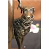 Image 4 : SIGNED ORIGINAL LORENZL ELEGANT LADY WITH POINTER DOG BRONZE SCULPTURE