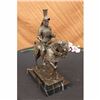 Image 1 : SIGNED KNIGHT WARRIOR BRONZE STATUE BY MILO