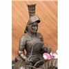 Image 3 : SIGNED KNIGHT WARRIOR BRONZE STATUE BY MILO