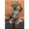 Image 5 : Laporte Bronze Statue Girl with Cat
