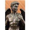 Image 3 : Classical Bronze Statue Michaelangelos David Nude Sculpture Figure Figurine