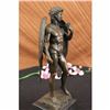 Image 4 : Classical Bronze Statue Michaelangelos David Nude Sculpture Figure Figurine