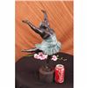 Image 2 : CLASSY GIRL BALLERINA BRONZE STATUE SCULPTURE FIGURINE FIGURE ART MARBLE