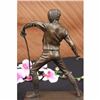 Image 5 : TWO FENCER FENCING BRONZE SCULPTURE FIGURINE FIGURE ART DECO