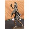 Image 3 : Signed Drouot Roman Legion Soldier Warrior Bronze Marble Sculpture Statue Figure