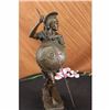 Image 5 : Signed Drouot Roman Legion Soldier Warrior Bronze Marble Sculpture Statue Figure