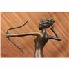 Image 4 : NUDE DIANA THE HUNTER BRONZE SCULPTURE