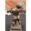 Image 4 : Art Deco Bronze Sculpture Statue Nude Baby Figurine