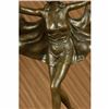 Image 5 : Signed Otto Poertzel Bat Dancer Bronze Sculpture Art Deco Nouveau Marble Figure