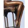 Image 4 : RARE NUDE GIRL MODEL SITTING ON CHAIR SCULPTURE STATUE