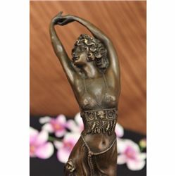 C.J.R. Colinet Bronze Statue Dancer Art Deco Figurine