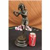 Image 2 : SIGNED FRANCOIS DURET DANCING YOUTH BRONZE SCULPTURE