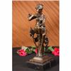 Image 2 : Signed Original 1930 Exotic Sexy Girl Bronze Sculpture Statue Figure