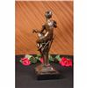 Image 3 : Signed Original 1930 Exotic Sexy Girl Bronze Sculpture Statue Figure