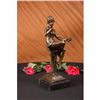 Image 4 : Signed Original 1930 Exotic Sexy Girl Bronze Sculpture Statue Figure