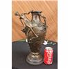 Image 2 : VINTAGE FINE ART NOUVEAU VASE BRONZE SCULPTURE STATUE