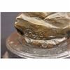 Image 6 : VINTAGE ART NOUVEAU ROMAN LADY BRONZE STATUE SCULPTURE