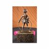 Image 3 : Bronze Marble Statue Pretty Girl playing Bookend Figure Figurine Art
