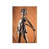 Image 5 : Bronze Marble Statue Pretty Girl playing Bookend Figure Figurine Art