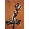Image 5 : SIGNED PREISS CLASSY GIRL BALLERINA BRONZE STATUE FIGURINE MARBLE SCULPTURE