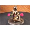 Image 2 : Signed A.GENNARELLI, Bronze Nude Girl Sculpture Statue