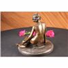 Image 3 : Signed A.GENNARELLI, Bronze Nude Girl Sculpture Statue