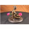 Image 4 : Signed A.GENNARELLI, Bronze Nude Girl Sculpture Statue
