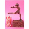 Image 2 : MODERNIST BRONZE SCULPTURE TRACK RUNNER MID-CENTURY ART