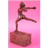 Image 4 : MODERNIST BRONZE SCULPTURE TRACK RUNNER MID-CENTURY ART