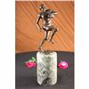 Image 1 : Bronze Marble Sculpture Statue Trophy Football Player