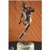 Image 2 : Bronze Marble Sculpture Statue Trophy Football Player