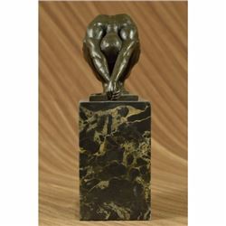 Nude Male Erotic Athletic Sensual Elegant Bronze Marble Statue Classical Art