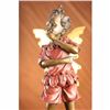 Image 4 : Art Deco Angel Fairy Red Patins Book-End Bronze Statue Sculpture Figure