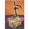 Image 4 : SOLID BASEBALL REAL PLAYER BRONZE STATUE SCULPTURE ART FIGURINE SPORTS