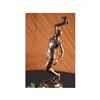 Image 2 : BASKETBALL REAL BRONZE FIGURE MARBLE AWARD SPORT PLAYER SCULPTURE ART