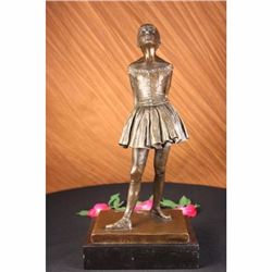 The Little Fourteen Year Old Dancer Bronze Ballerina Sculpture, Signed: Degas NR