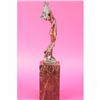 Image 5 : ART NOUVEAU DECO BRONZE NUDE GIRL STATUE FIGURAL FIGURE SCULPTURE STATUE