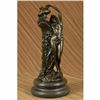 Image 1 : Large Frustration Satyr and Nymph Nude Bronze Sculpture Mythical Figurine Figure
