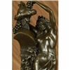Image 6 : Large Frustration Satyr and Nymph Nude Bronze Sculpture Mythical Figurine Figure