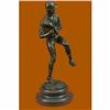 Image 4 : Bronze Sculpture Baseball Lover Marble Base Statue Gift Pitcher Major League Trophy