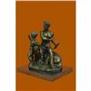 Image 2 : Signed French Artist Barye Roman Gladiator Sitting on Horse Bronze Sculpture