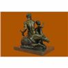 Image 3 : Signed French Artist Barye Roman Gladiator Sitting on Horse Bronze Sculpture