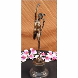Stunning Mercury / Hermes Bronze - Signed GIAMBOLOGNA Popular Figurine