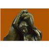Image 5 : Signed Original Contemporary, hand-crafted bronze Sculpture Woman with Vail Sale