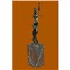 Image 2 : 1930s Art Deco Bronze Metal Statue Nude Dancer after Chiparus Figure Female SALE