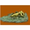 Image 1 : Signed Itasse Sensuous Nude Woman Candy Holder Dish Bronze Sculpture Home Decor