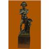 Image 1 : SIGNED FRECH EMPEROR NAPOLEON BRONZE STATUE ART DECO MARBLE FIGURINE SALE DECOR