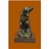 Image 2 : Rodin Thinker Symbol of Philosophy Bronze Sculpture Hot Cast Marble Base Figure