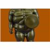 Image 5 : Hot Cast Botero Reproduction Roman Soldier Bronze Sculpture Marble Base Figurine